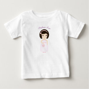 Birthday Girl at Gift Table Baby T-Shirt