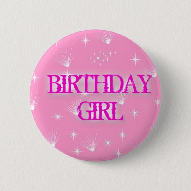BIRTHDAY GIRL BADGE (Front)