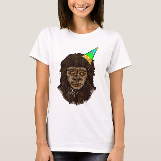 Birthday Girl Bigfoot T-Shirt (Front)