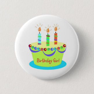 Birthday Girl Button