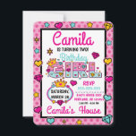 Birthday Girl Doll | Custom designs Invitation<br><div class="desc">Celebrate baby's first month with this special t-shirt,  special and personalised design</div>
