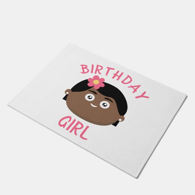 Birthday Girl Doormat (Angled)