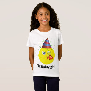 Birthday Girl Emoji T-Shirt