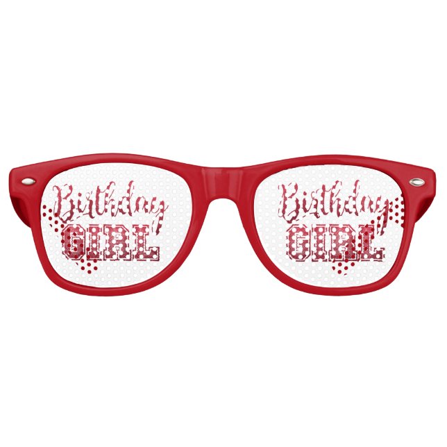 BIRTHDAY GIRL FUN SUNGLASSES SHADES (Front)