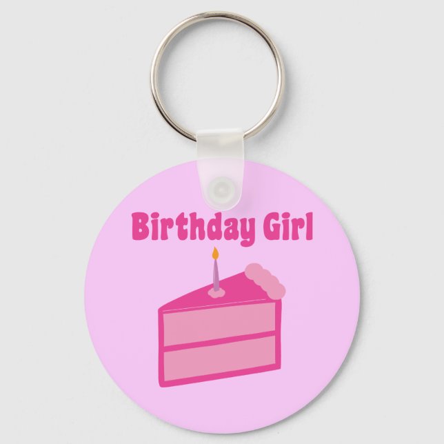 Birthday Girl Key Ring (Front)