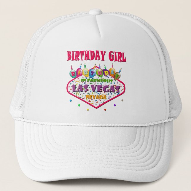 BIRTHDAY GIRL Las Vegas HAT (Front)