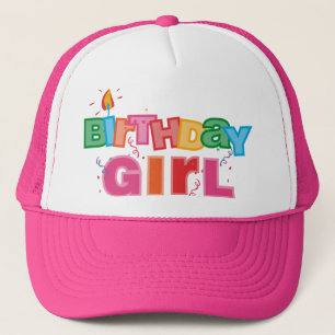 Birthday Girl Letters Trucker Hat