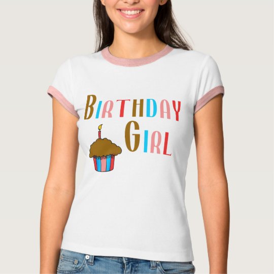 Birthday Girl Multicolored Products T-Shirt