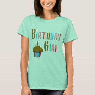 Birthday Girl Multicolored Products T-Shirt
