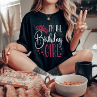 Birthday Girl Personalised Birthday Squad Matching