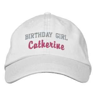 Birthday Girl Personalised Cap, Birthday Party Hat