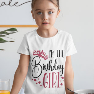 Birthday Girl Personalized Birthday Squad Matching T-Shirt