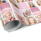 Birthday Girl Photo Collage Template Cute Kids