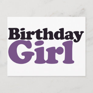 Birthday Girl Postcard