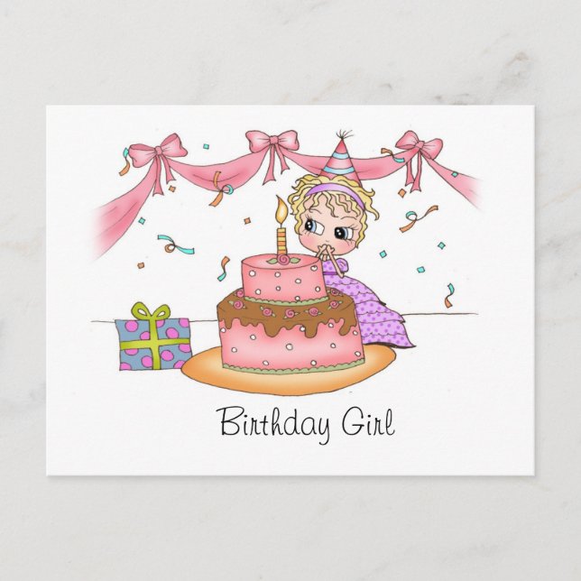 Birthday Girl - Postcards (Front)