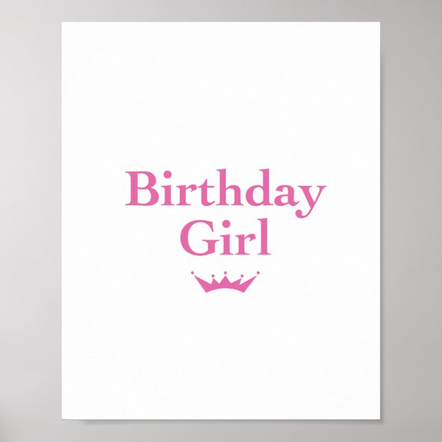Birthday Girl Poster (Front)