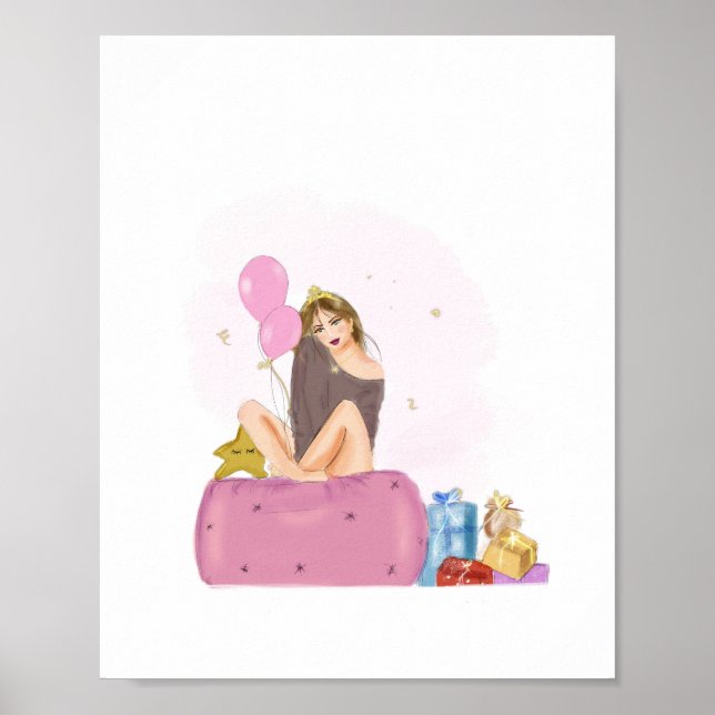 birthday girl poster (Front)
