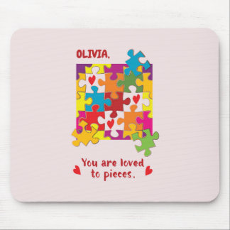 Birthday Girl Puzzle Love to Pieces Mouse Mat