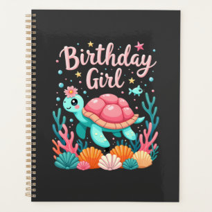 Birthday Girl Sea Turtle Theme Birthday Party Ocea Planner
