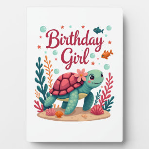 Birthday Girl Sea Turtle Theme Birthday Party Ocea Plaque
