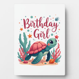 Birthday Girl Sea Turtle Theme Birthday Party Ocea Plaque