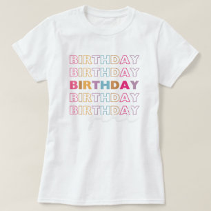 Birthday Girl Shirt, Birthday Party Shirt, Gift T-Shirt