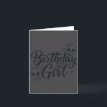 Birthday Girl Skull Skeleton Lover Cute Funny Kawa Card<br><div class="desc">Birthday Girl Skull Skeleton Lover Cute Funny Kawaii Bow</div>