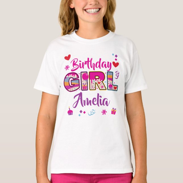  Birthday Girl Sweet custom designs T-Shirt (Front)