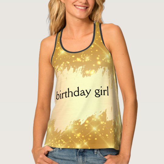 birthday girl tank top