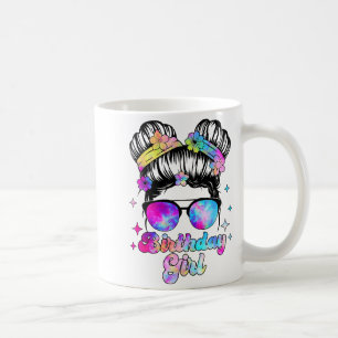 Birthday Girl Tie Dye Birthday Shirts For Women Gi Coffee Mug