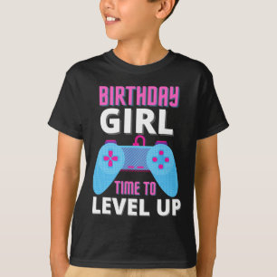 Birthday Girl Time To Level Up Video Game Birthday T-Shirt