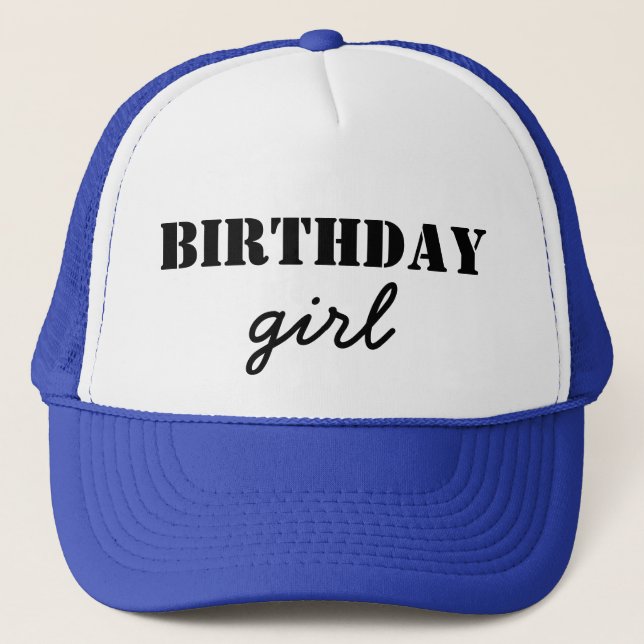 Birthday Girl Trucker Hat (Front)