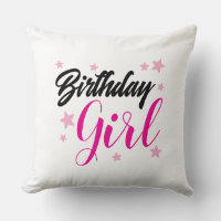 Birthday Girl Typography Design | Stylish Birthday