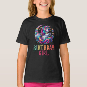 Birthday Girl Unicorn, Animal Lovers T-Shirt