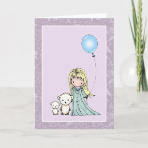 Birthday Girl with Bears Card