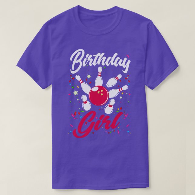 Birthday Girls Bowling T-Shirt (Design Front)
