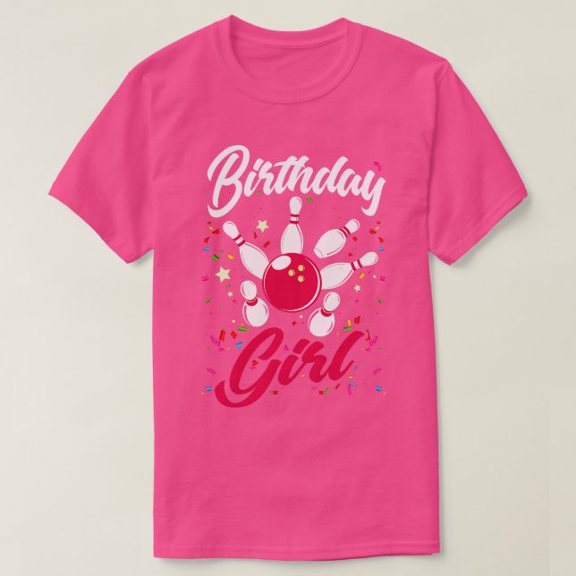 Birthday Girls Bowling T-Shirt (Design Front)