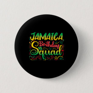 Birthday Girls Jamaica Squad Trip 2025 Party Outfi 6 Cm Round Badge