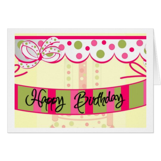 birthday...girly card