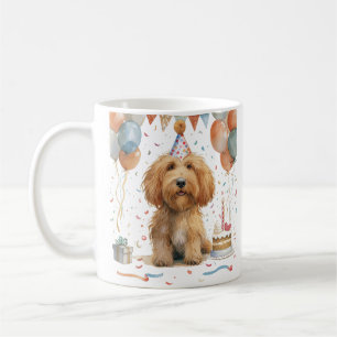 Birthday Goldendoodle Dog Coffee Mug