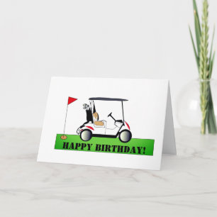 Birthday golf card