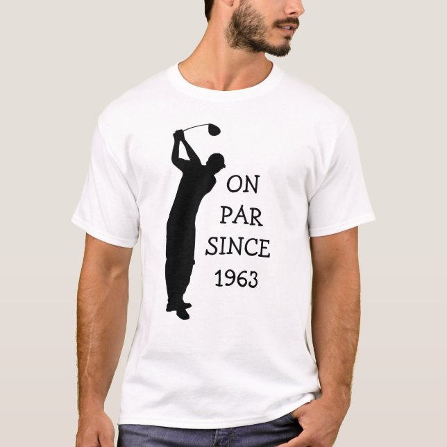 Birthday Golfer Funny 60th happy Dad Par Humour T-Shirt (Front)