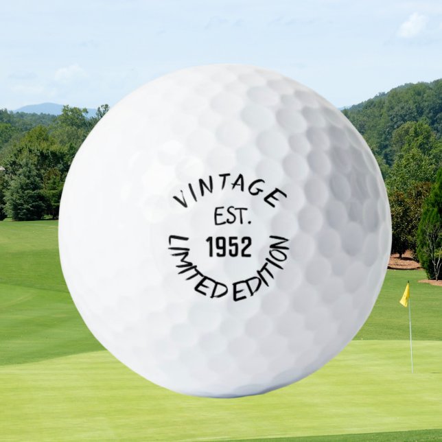 Birthday Golfer Funny 70th happy Dad Golf Balls (Creator Uploaded)