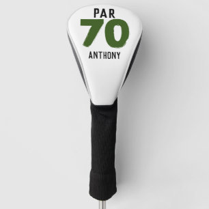 Birthday Golfer Funny 70th happy Dad Par Golf Head Cover