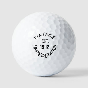 Birthday Golfer Funny 80th happy Dad Golf Balls