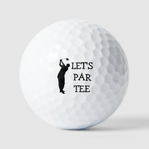 Birthday Golfer Funny 90th happy Dad Par Humour Golf Balls