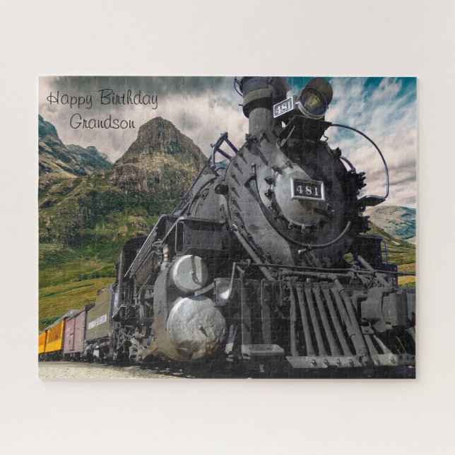 Birthday Grandson. Jigsaw Puzzle (Horizontal)