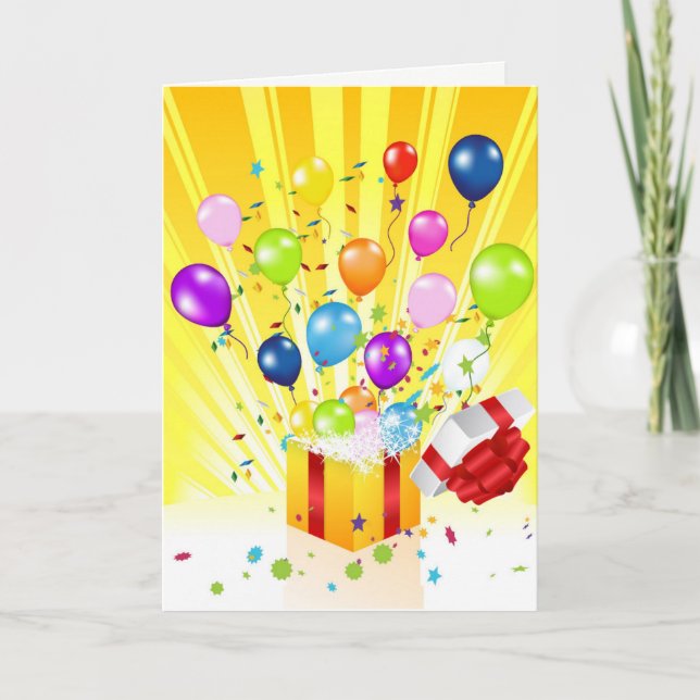 Birthday Greeting Card (Front)