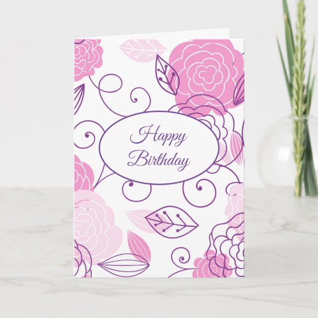 Birthday Greeting Card (Front)