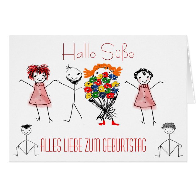 birthday greeting card (Front Horizontal)